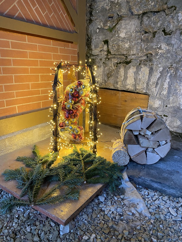 Décorations d'hiver et d'avant Noël